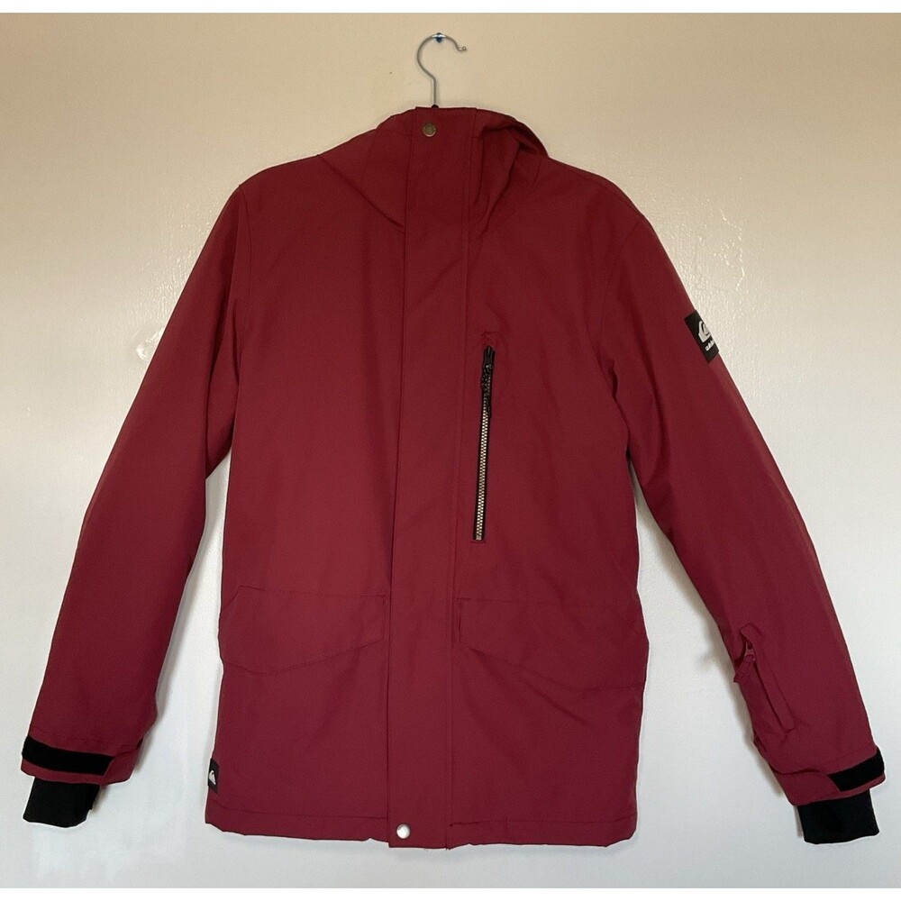 Quiksilver Mission Solid Ski Jacket Waterproof Insulated 10K Size XS